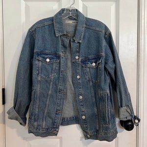 Topshop Moto Denim Jacket Size 6